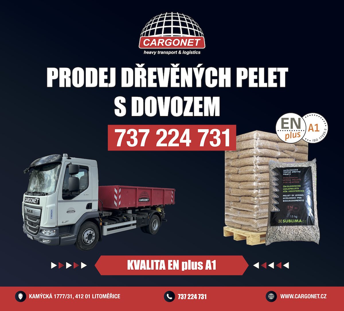 Prodej dřevních pelet